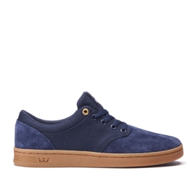 Supra CHINO COURT Lave Sneakers Dame Midnight/tyggis | NO-27724